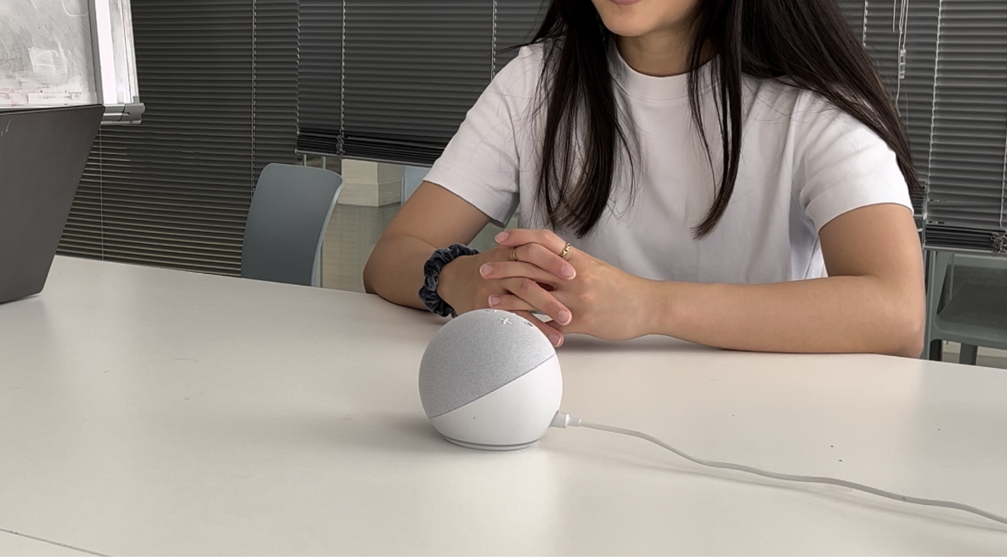 Interview Process with Amazon Alexa (participant consented)