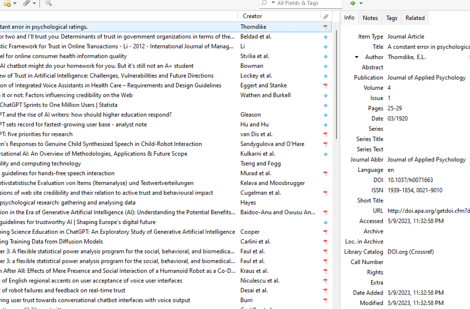 Literature Review Collection