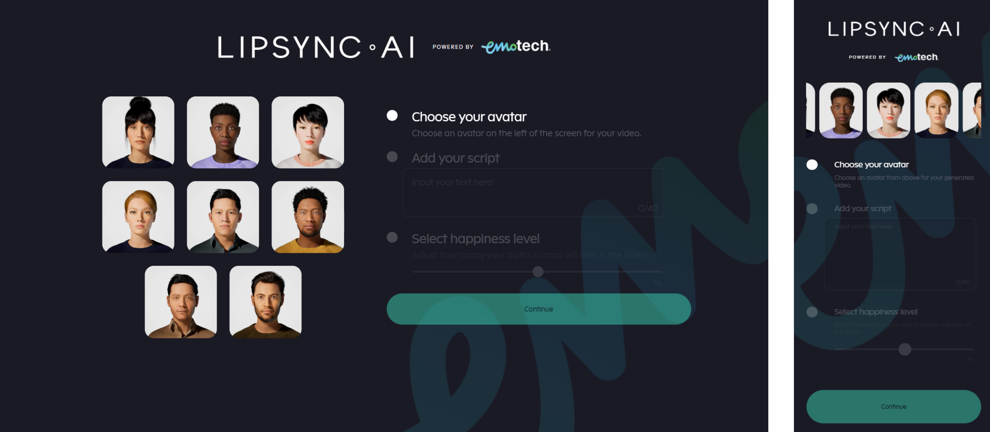Internal Tool Prototype Sample (Desktop + Mobile)